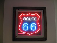 USA - McLean IL - Dixie Truckers Plaza Diner (Former Dixie Truckers Home) Route 66 Neon (9 Apr 2009)